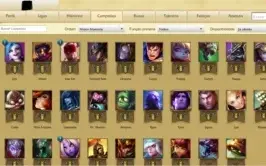 Conta lvl 30, 49 campeões e variadas Skins.