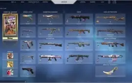 CONTA VALORANT COM VARIAS SKINS/FACAS (Aceito Propostas)
