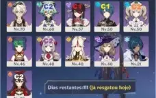 Klee + Ganyu + Qiqi [ 110 Dias Benção da Lua ]