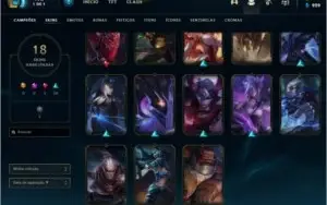 Vendo conta league of legends