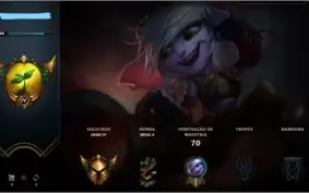 Vendo conta league of legends