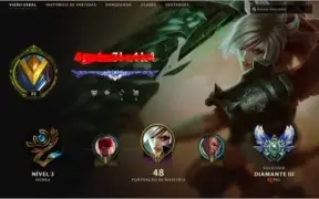 Conta League of Legends l Diamante 3
