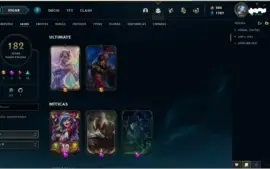 Conta LOL Plat 2 - 138 champs com várias skins boas!