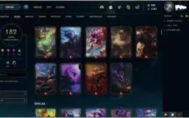 Conta LOL Plat 2 - 138 champs com várias skins boas!