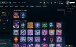 Conta LOL Plat 2 - 138 champs com várias skins boas!