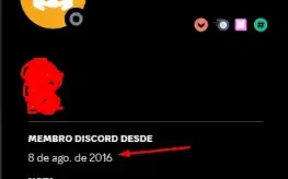 Conta Discord de 2016 com insígnia de 11 meses