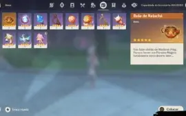 Conta Gesnhin Impact Lauma + Diluc & Ayaka Skin + Shenhe C2 