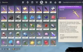 Conta Gesnhin Impact Lauma + Diluc & Ayaka Skin + Shenhe C2 