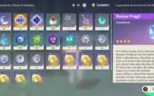Conta Gesnhin Impact Lauma + Diluc & Ayaka Skin + Shenhe C2 
