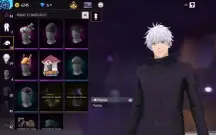 Conta ff com skins de jujutsu kaisen
