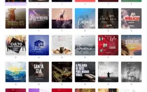 Pack Canva Gospel Jesus Vol 1 - 38 Artes Editáveis