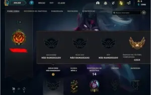 CONTA UNRANKED - EX GOLD
