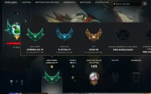 Conta Lol Esmeralda 4