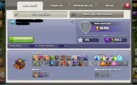 Vila Clash os Clans CV 10 Recente, vila muito boa