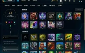 Conta ouro 4 com 24 Champs e 7 Skins