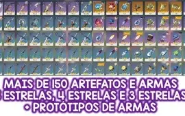 ✨Genshin Impact Conta AR21 com Yae Miko + Wanderer + Keqing✨