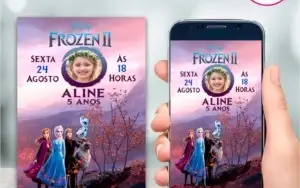 Convite Digital + Convite para Imprimir Festa Infantil