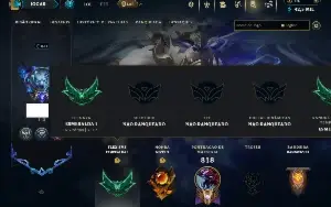 Unranked com TODOS os Champs e 245 Skins ( TOP / JG / SUP )