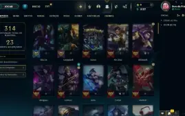 conta lol 60 skins , plat 1 mmr diamante