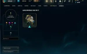 Unranked com 125 Champs e 43 Skins + Kayle Juiza