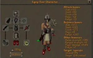CONTA OSRS COM 60M EM ITENS INCLUSO!