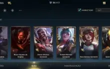 Conta Wild Rift 82 campeões e 26 skins criada na 2ª season