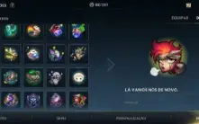 Conta Wild Rift 82 campeões e 26 skins criada na 2ª season
