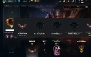 Bronze 4 com 120 Champs e 71 Skins