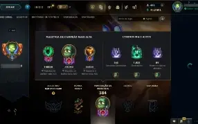 Conta Lol Full Acesso | 160 Skins | Main Sup Mono Amumu