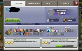 2 contas de clash of clans e royale