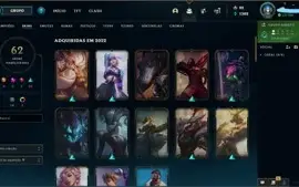 CONTA LOL UNRANKED - 62 SKINS