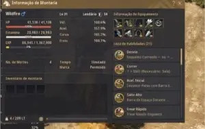 Conta Black Desert SA Sorcerer 61 / Sage 62