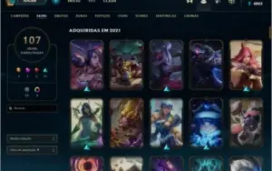 Conta lol desde 2013