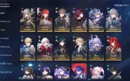 ✨ Conta Star Rail - 15 Personagens 5* e Mais Veja Descrição!