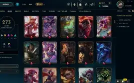 League Of Legends: 273 Skins | 258 Cromas | Todos Campeões