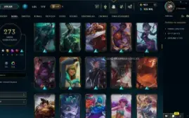 League Of Legends: 273 Skins | 258 Cromas | Todos Campeões