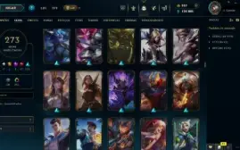 League Of Legends: 273 Skins | 258 Cromas | Todos Campeões