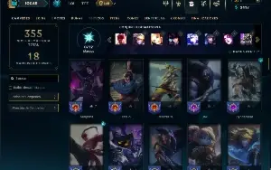Unranked com 95 Champs e 58 Skins ( JG / MID / ADC )