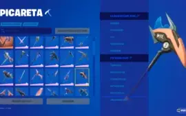 Conta Fortnite com skins do passe de batalha 4 ao 2 do 2 cap