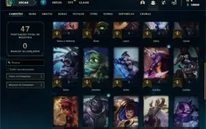 Conta MESTRE com 70 PDL e 31 Champs + 4 Skins