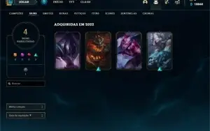Conta MESTRE com 70 PDL e 31 Champs + 4 Skins