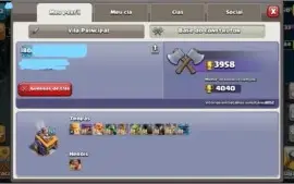 Conta Clash of Clans cv 12