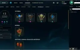 Conta nível 103, todos os champs + 91skins, 60k EA + 3k EL