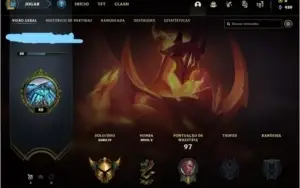 CONTA LEAGUE OF LEGENDS OURO lV