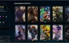 Conta Unranked | Ex-Platina | Lvl66 + 48 Campeões e 30 Skins