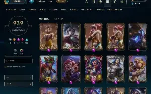 Conta lol - 939 skins. Platina III