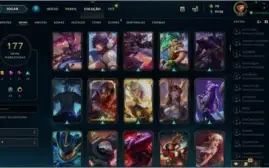 CONTA LOL 279, 177SKINS 24MAESTRIAS 7!!