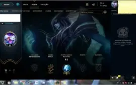 Conta league, 10champs, 2750EA, lissandra,yasuo,lee sin,fizz