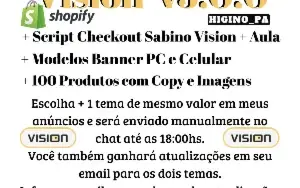 Tema Vision Da \ Loja De Temas Shopify \ + Atualizações
