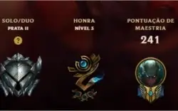 Conta LOL Nivel 149 Prata 2